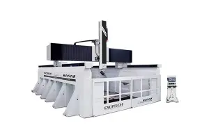 Large size five axis cnc machine for wood